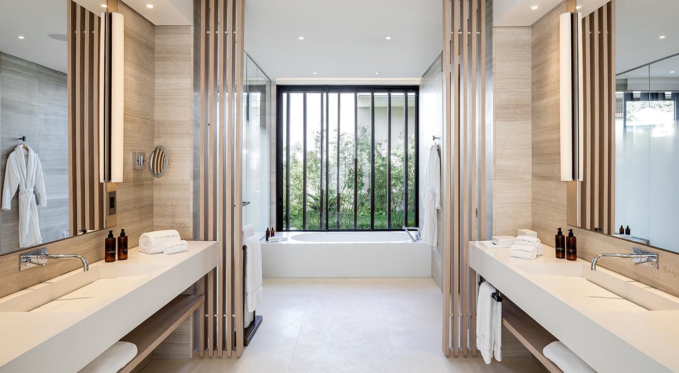 AW2-Silversands-Saint-Georges-Grenade-Beachfront-Villa-Main-Master-Bathroom-with-garden-view